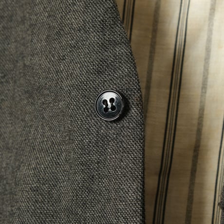 30-40s French Vintage Wool Gilet Light Gray