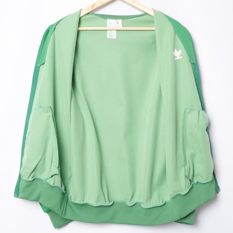 70-80s Vintage adidas Ventex Track Jacket Green (Made in France)