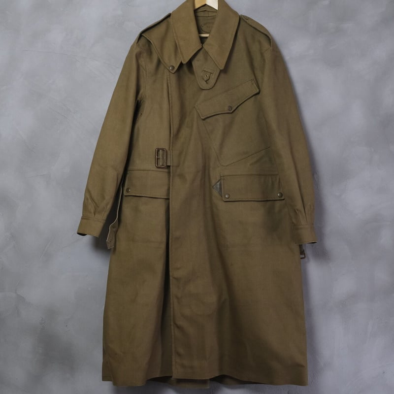 40s British Army Dispatch Mortorcycle Coat Dead