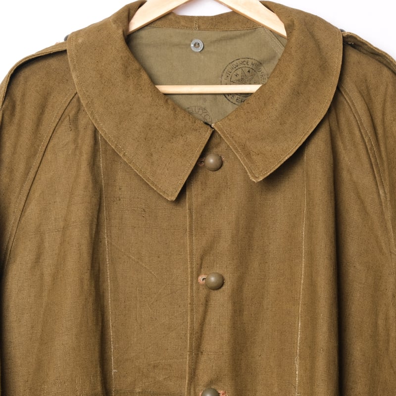 French Army M35 Motorcycle Coat Linen Dead Stoc