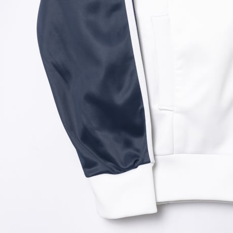 70-80s Vintage adidas Ventex ATP Track Jacket White × Navy (Made in France)