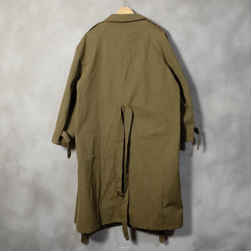 French Army M35 long motorcycle coat Cotton Lin