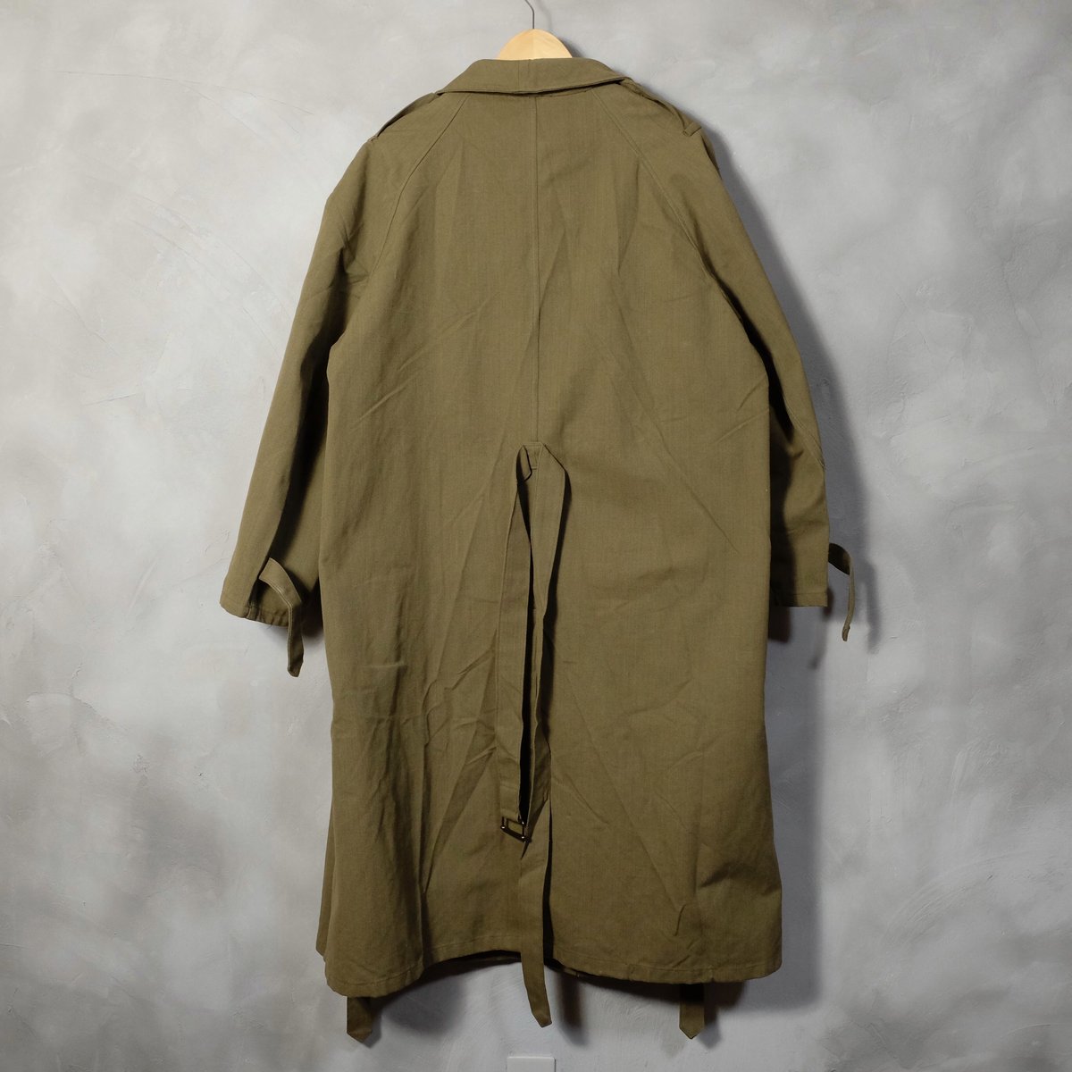 French Army M35 long motorcycle coat Cotton Lin