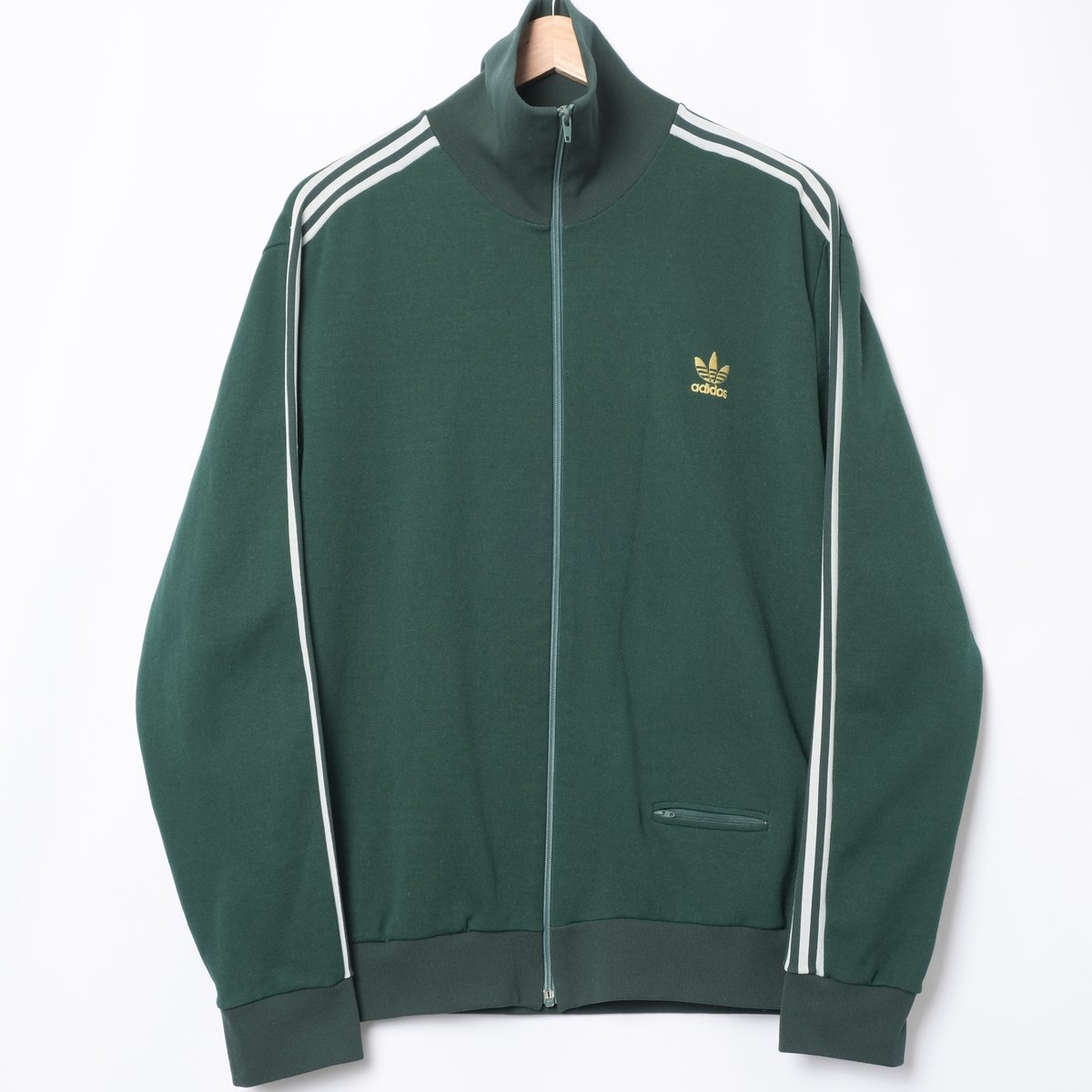 70s Vintage adidas Ventex Track Jacket Green (M