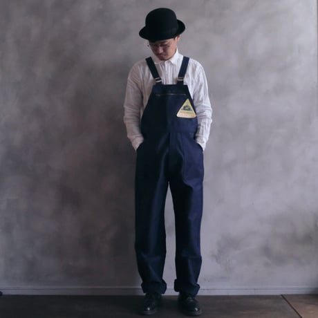 50-60s Le Mont St Michel  French Work Overalls Size 44L