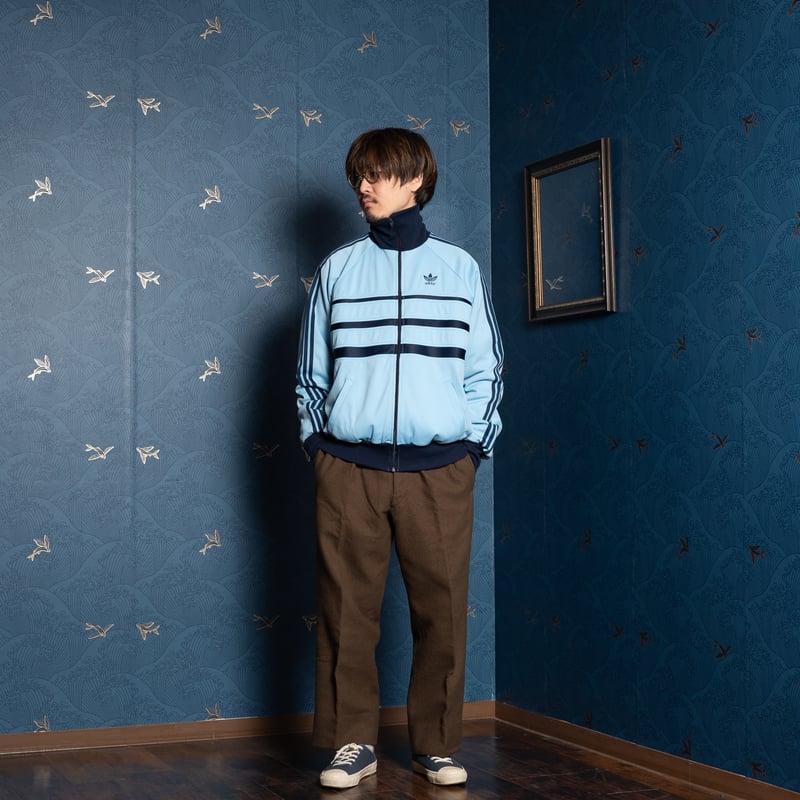 70-80s Vintage adidas Ventex Track Jacket Model