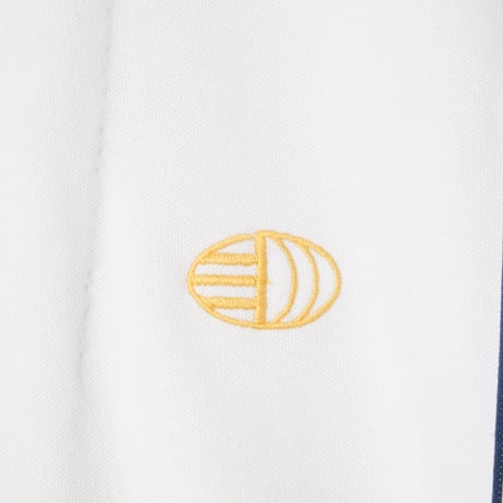 60s Vintage adidas Ventex Track Jacket Early World Mark  Ivory × Blue (Made in France)