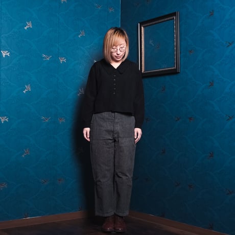 French Antique  Black Blouse  2