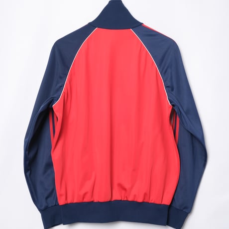 80s Vintage adidas Track Jacket Red × Navy (Made in Hungaria)