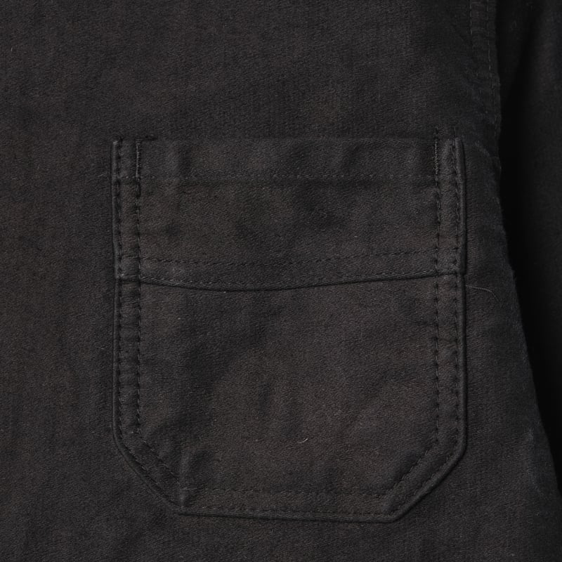 50s Le Mont St Michel Black Moleskin Jacket Siz