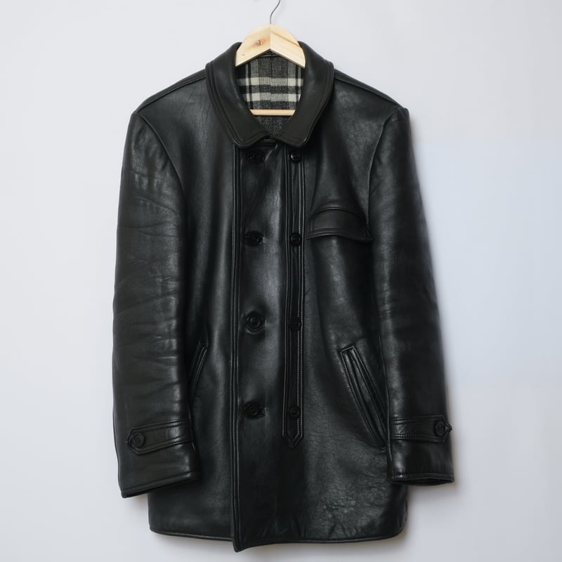 70-80s French Vintage GVF Leather Jacket (Corbu 70-80s French Vintage GVF Leather Jacket (Corbu