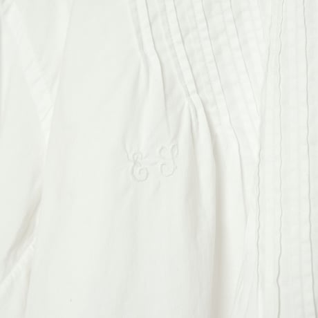 French Antique Cotton Lace Blouse  1