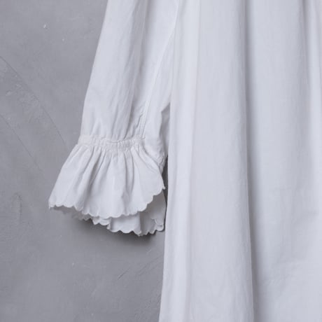 Early 1900s French Antique Cotton Night Dress ②
