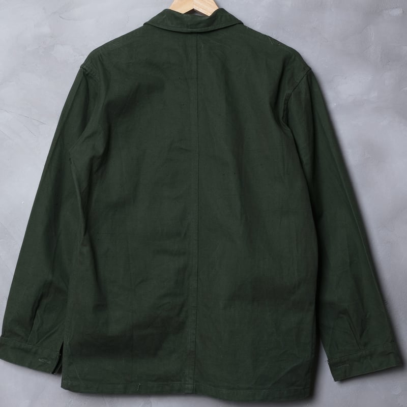 40s-50s French Military Olive Green Work Jacket 40s-50s French Military Olive Green Work Jacket