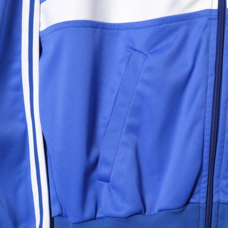 70-80s Vintage adidas Track Jacket Model First Blue × White (Made in England)