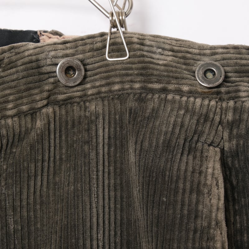 30-40s French Vintage Corduroy Trousers 3 | Ug