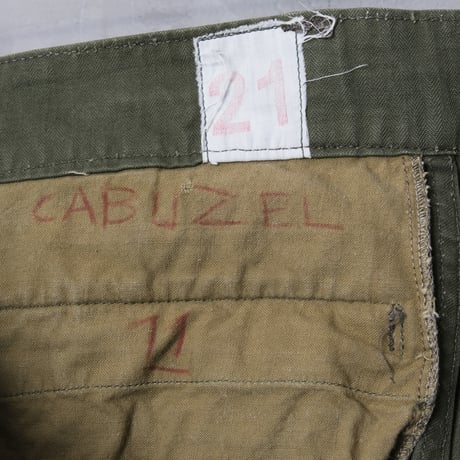 French Army M47 Trousers Late Size 21  Used ①