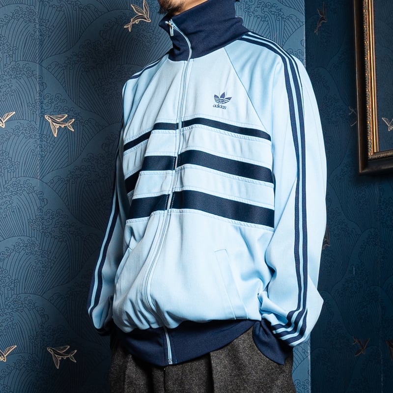 70-80s Vintage adidas Ventex Track Jacket Model