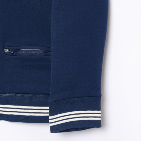 60s Vintage adidas Ventex Collarless Track Jacket Early World Mark Navy (Made in France)