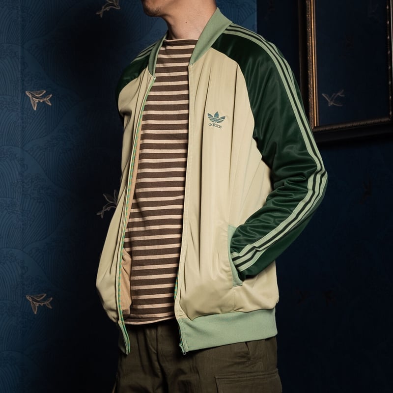 70s Vintage adidas Ventex ATP Moss Green×Smoky 70s Vintage adidas Ventex ATP Moss Green×Smoky