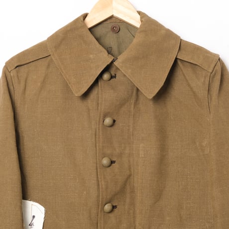 French Army M35 Motorcycle Short Jacket (Linen) With Liner Dead Stock