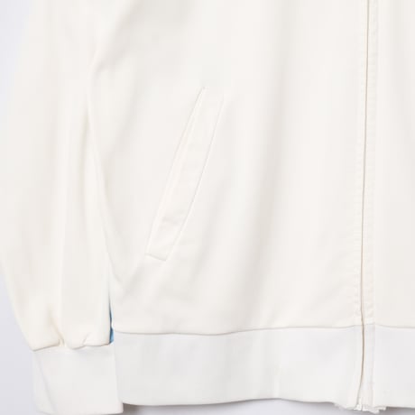70-80s Vintage adidas Ventex ATP Track Jacket White × Light Blue (Made in France)
