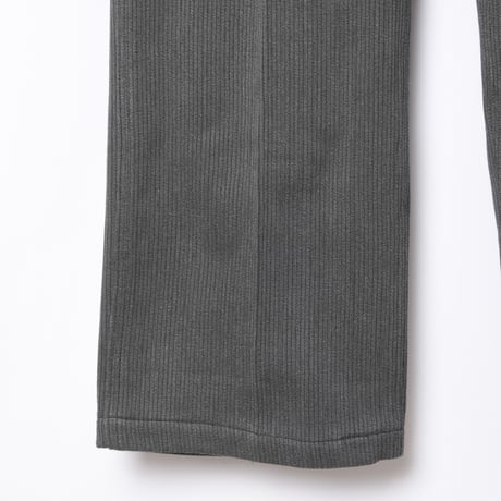 40-50s France Vintage Gray Cotton Pique Hunting Trousers Dead Stock