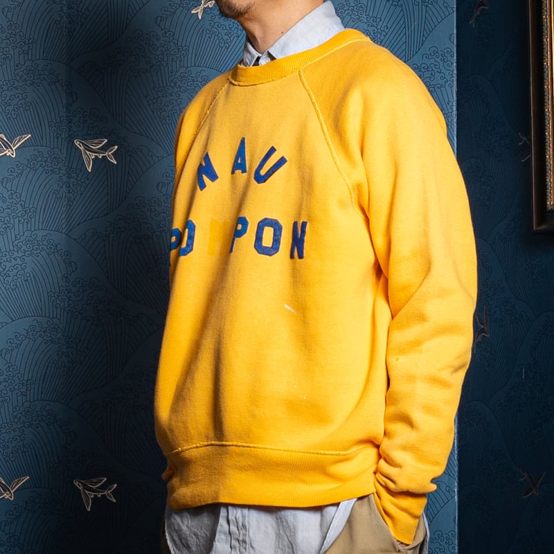 60s Vintage RUSSELL ATHLETIC Sweat NAU Size L（M