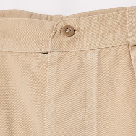 40-50s French Army FTEO Chino Trousers Size 88M