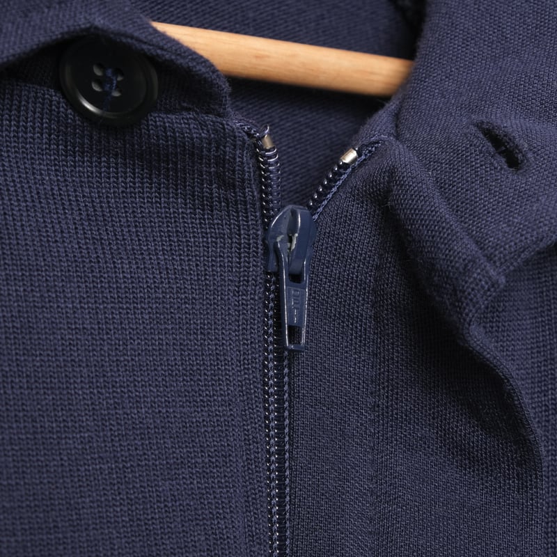 ジャケット・アウター Noill vintage euro knit track jacket 80s Vintage adidas Knit Track Jacket Navy (Made