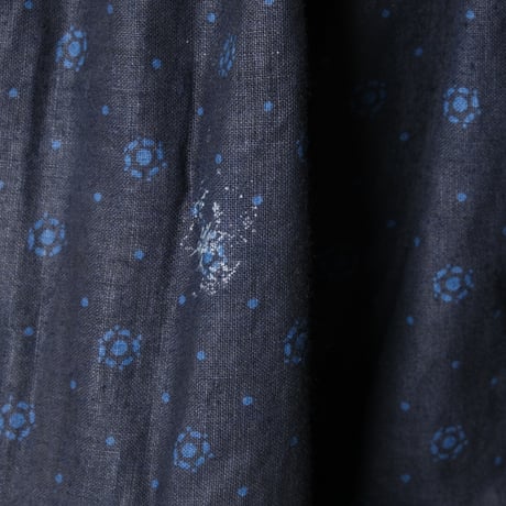 -1940s Hungarian Vintage indigo Cotton Skirt 1