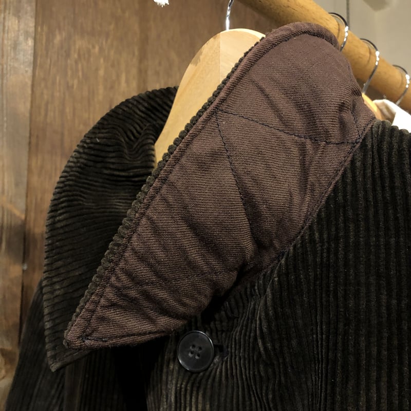 30-40s Le Mont St Michel Brown Corduroy Jacke