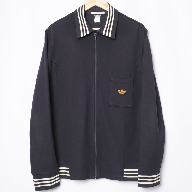 70s Vintage adidas Knit Track Jacket Navy | Ugl