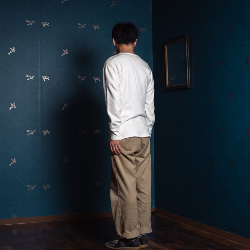 40s Vintage EURO Henry Neckヘンリーネックシャツ 40s Vintage EURO Henry Neckヘンリーネックシャツ - メルカリ