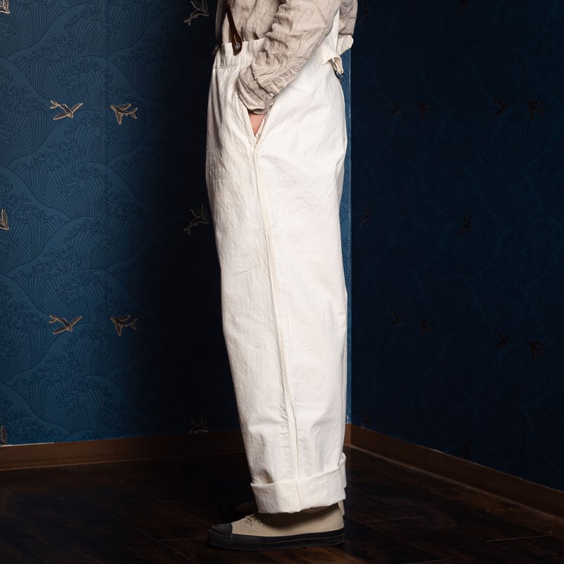 30s French Army Cotton Bourgeron Trousers Met