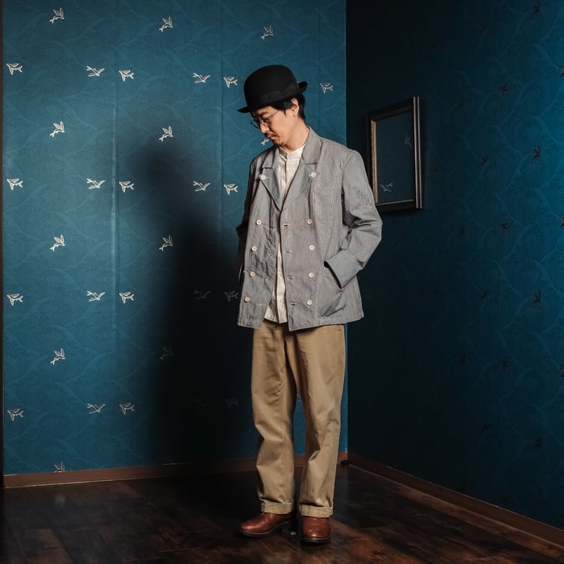 【希少レア！】40s フランス リネンブッチャーコート 希少レア！】40s フランス リネンブッチャーコート - メルカリ