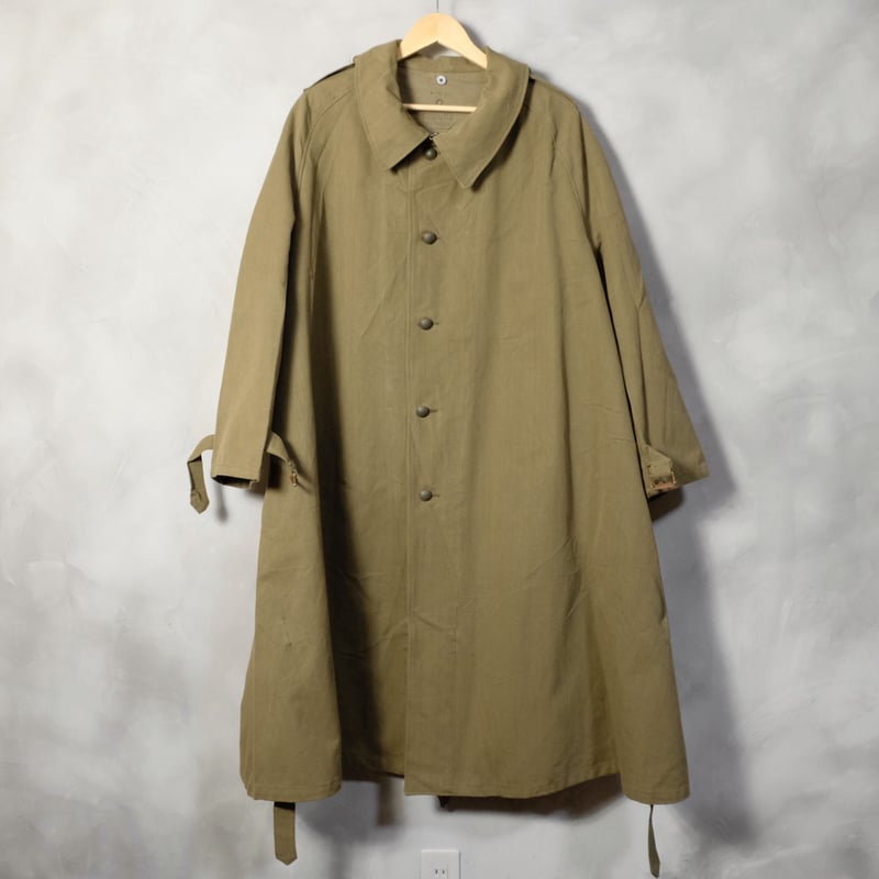 French Army M35 long motorcycle coat Cotton Lin