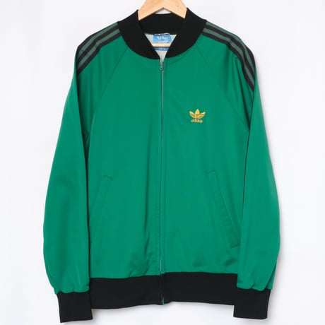 70-80s Vintage adidas VENTEX  ATP Green Track Jacket (Made in France)