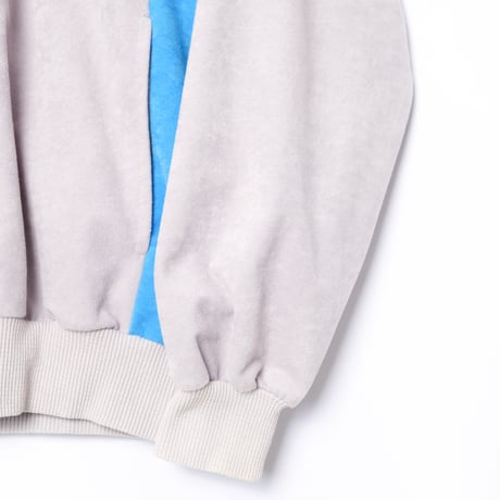 80s Vintage adidas Ventex Track Jacket Model Challenger Gray × Light Blue (Made in France)