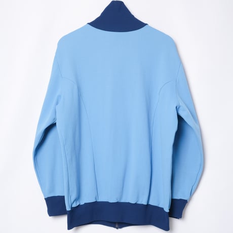 70s Vintage adidas Track Jacket Light Blue × Navy (Made in West Germany)