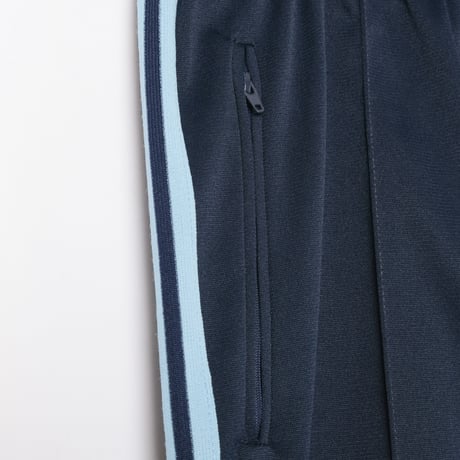 70-80s Vintage adidas Ventex Track Trousers Navy × Light Blue (Made in France)
