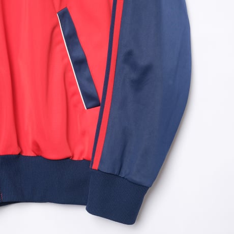 80s Vintage adidas Track Jacket Red × Navy (Made in Hungaria)