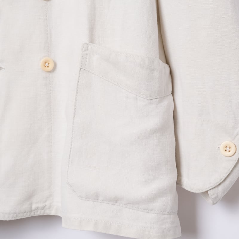 30s -40s French Vintage Linen Double Breasted 30s -40s French Vintage Linen Double Breasted