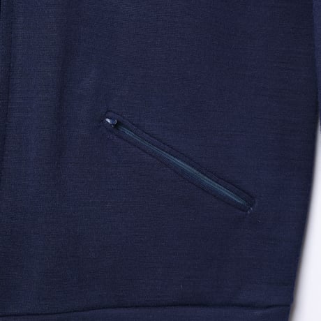 70s Vintage adidas Knit Jacket Navy (Made in France)