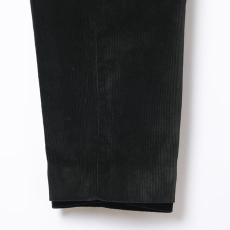 40-50s France Vintage Le Chamonix Black Corduroy Trousers Dead Stock