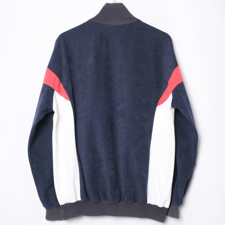 80s Vintage adidas Ventex Track Jacket Model Challenger Navy × White × Red (Made in France) 192