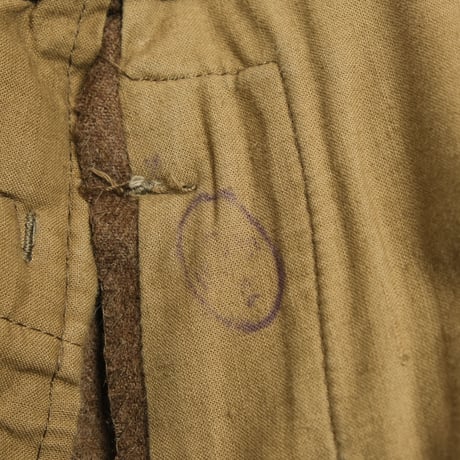 50s French Army Wool Trousers Size 25 Dead Stock