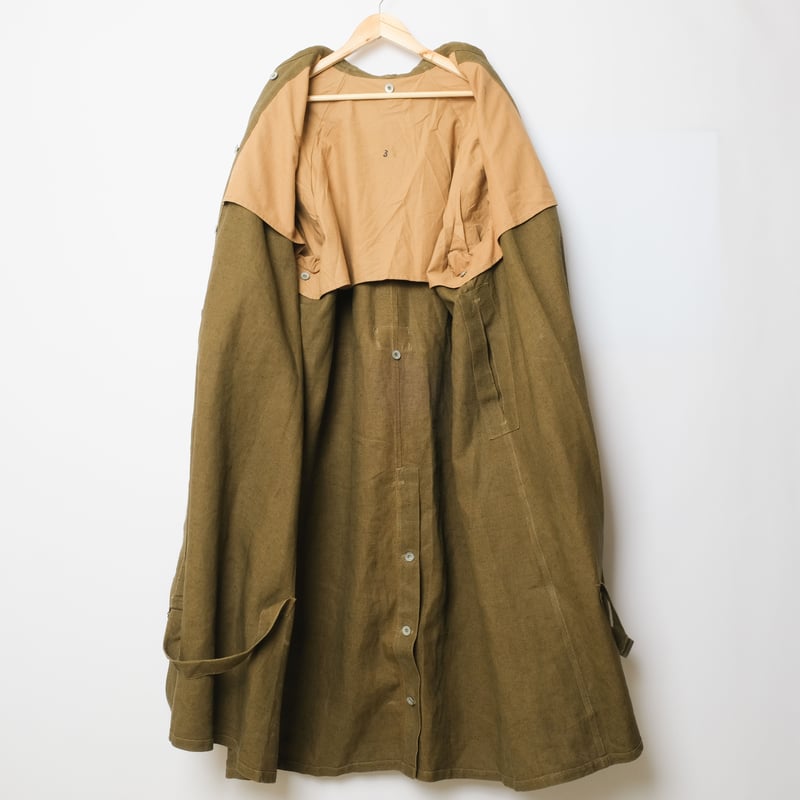 French Army M35 Motorcycle Coat Linen With Lin French Army M35 Motorcycle Coat Linen With Lin