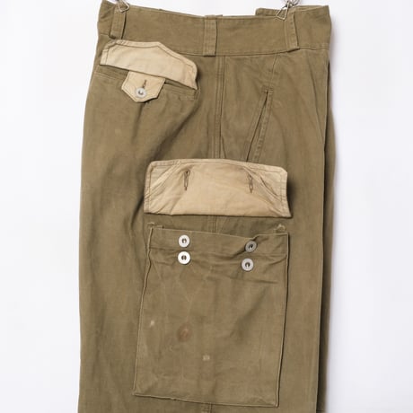 French Army M47 Trousers Early 比翼 Metal Button Size 21