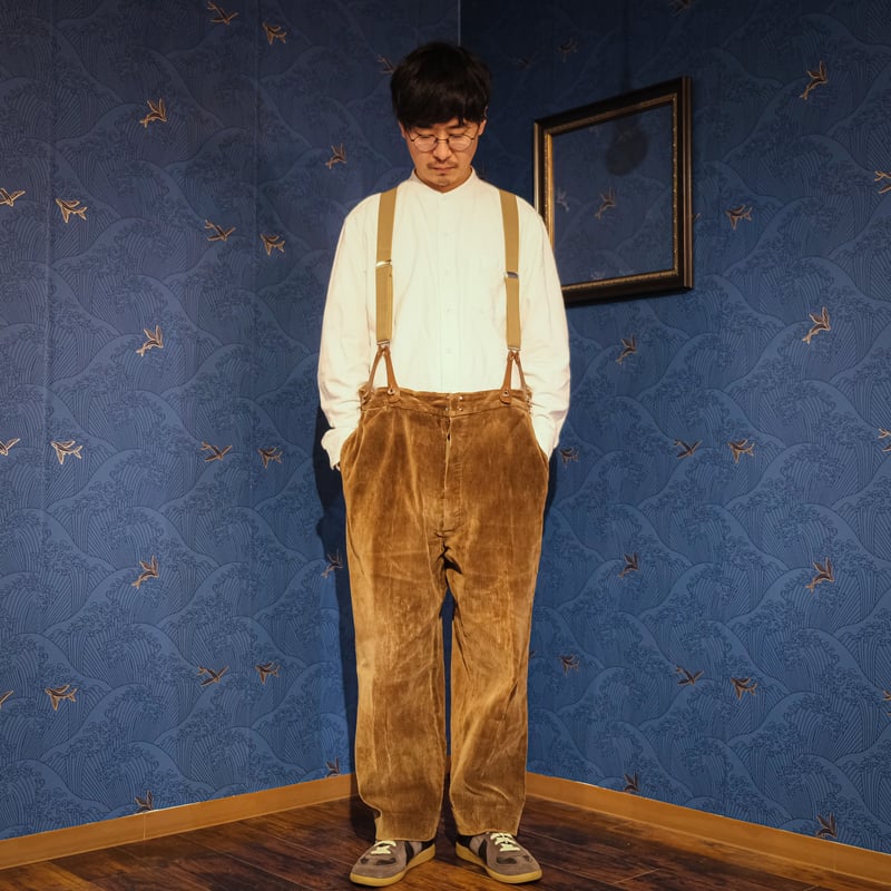 40-50s Le Mont St Michel Corduroy Trousers | U